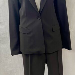 Elie Tahari Classic Brown Blazer and Pants Set